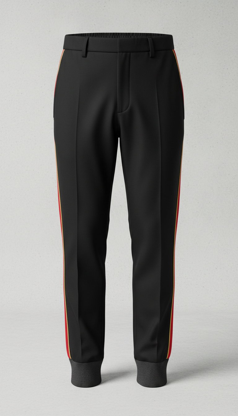 Tailored Street Trousers In Technical Fabric